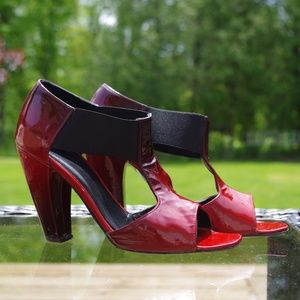 ZARA- Red and Black Heels